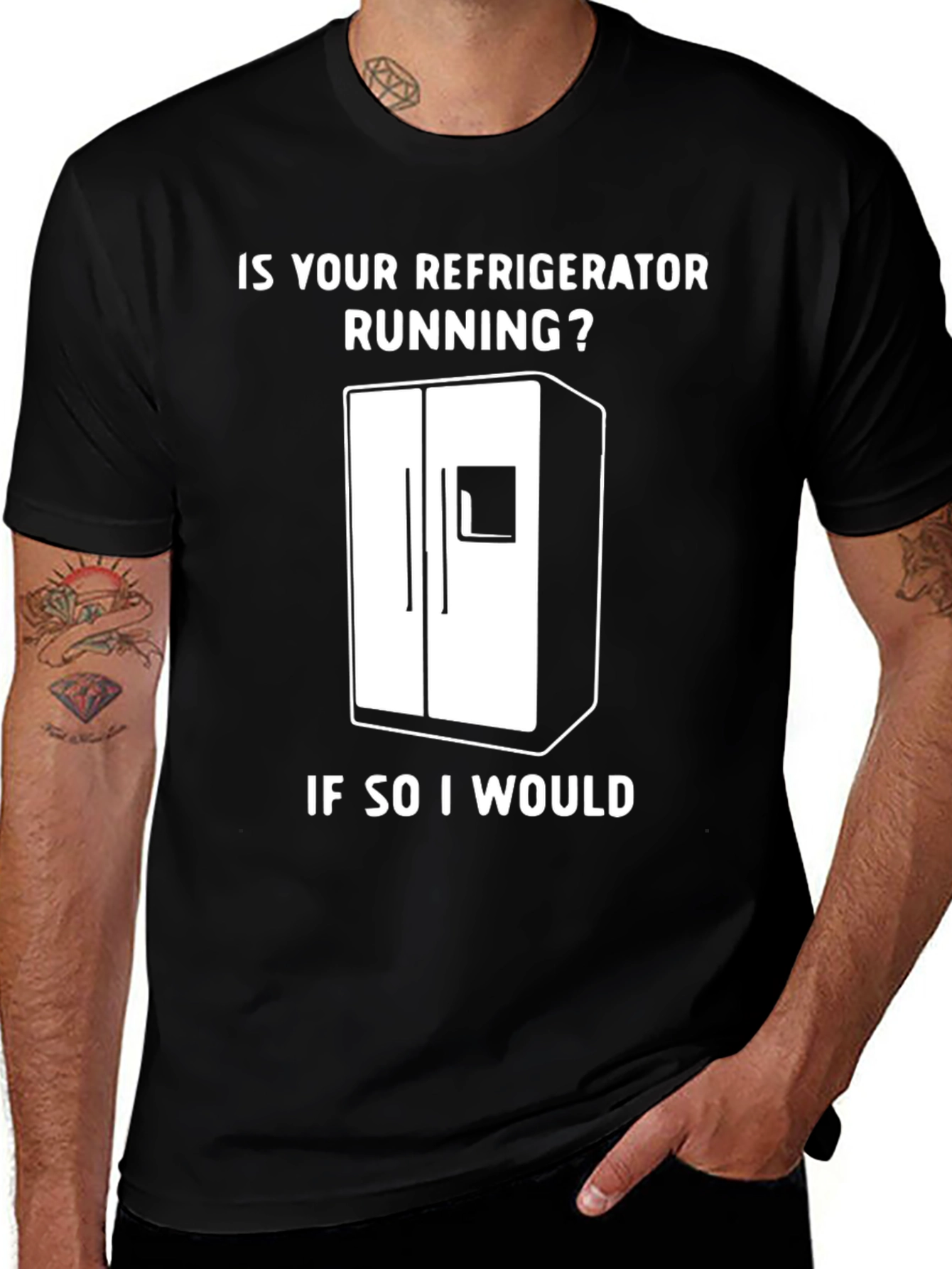 Funny Refrigerator Running Gag T-Shirt