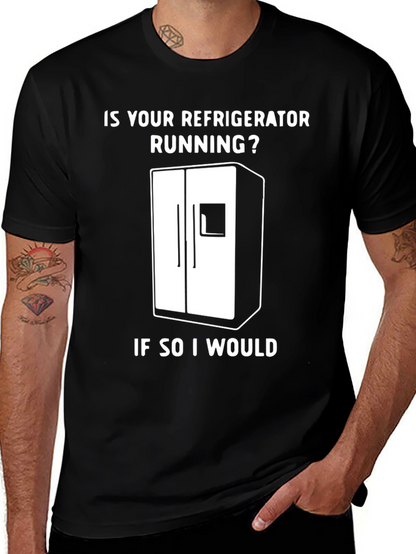 Funny Refrigerator Running Gag T-Shirt