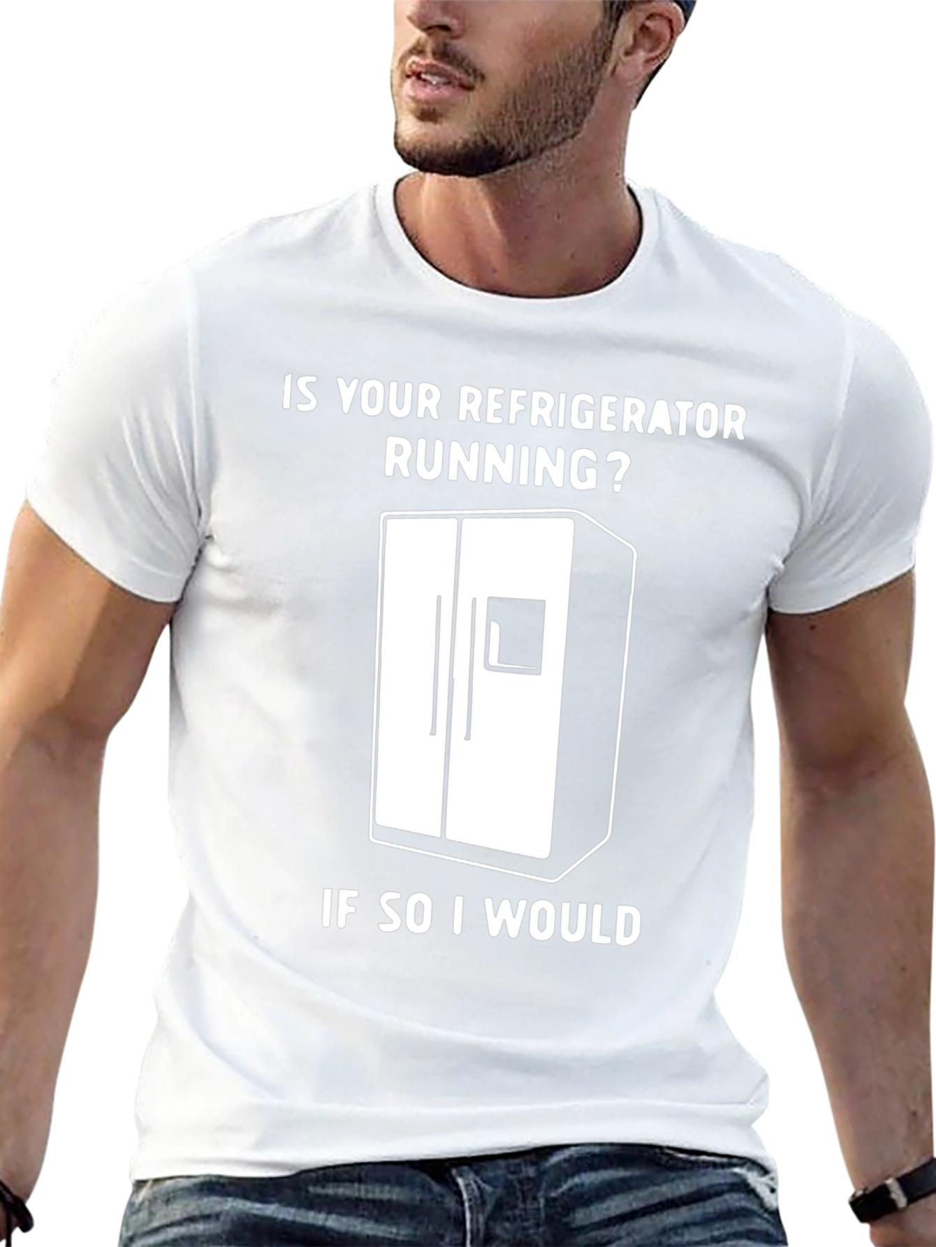Funny Refrigerator Running Gag T-Shirt