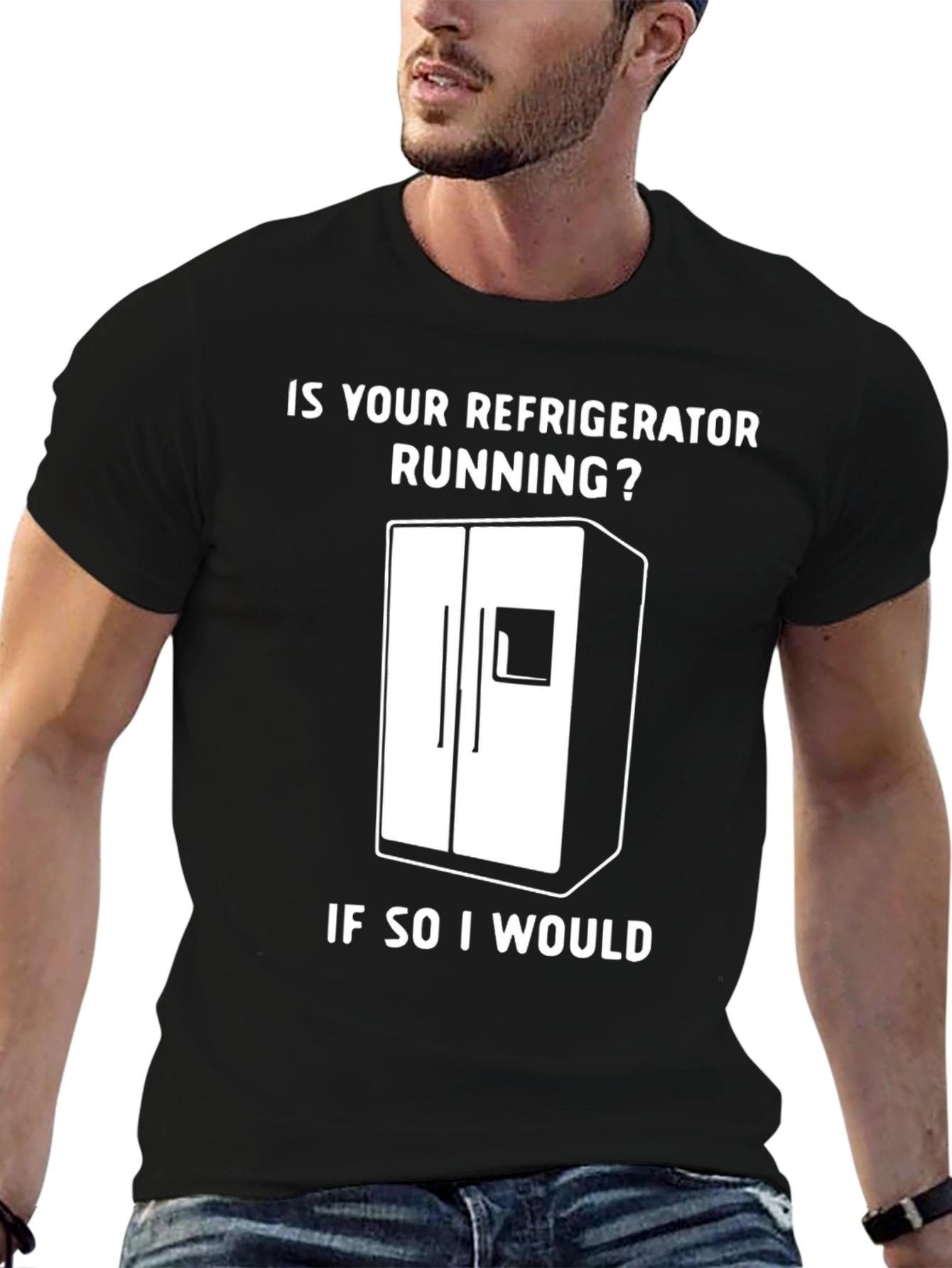 Funny Refrigerator Running Gag T-Shirt