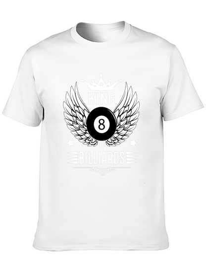 King of Billiards Graphic T-Shirt - Black