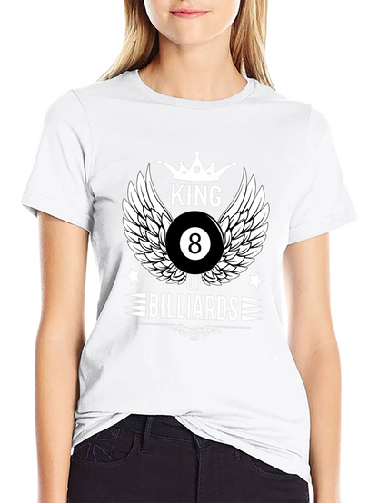 King of Billiards Graphic T-Shirt - Black