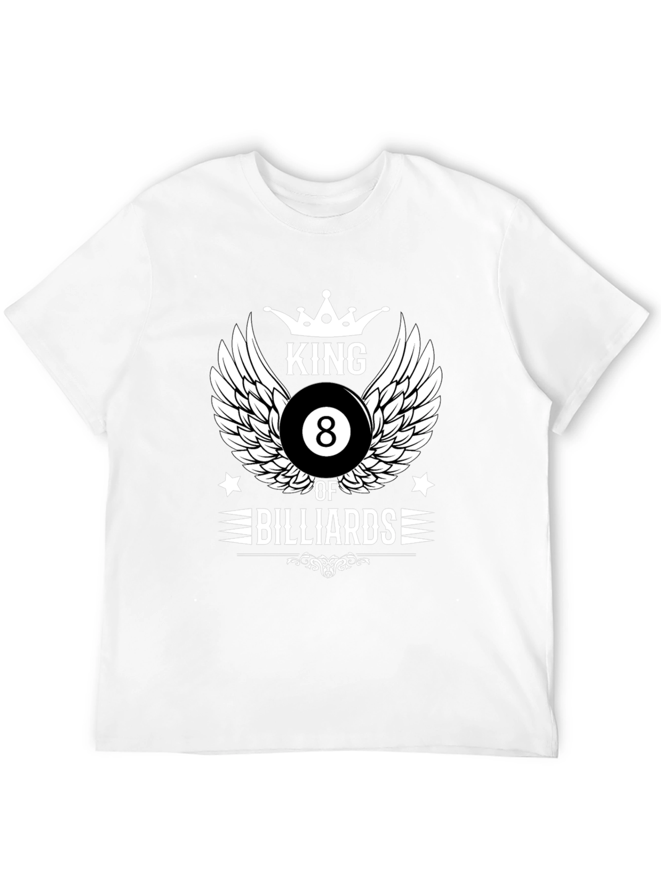 King of Billiards Graphic T-Shirt - Black