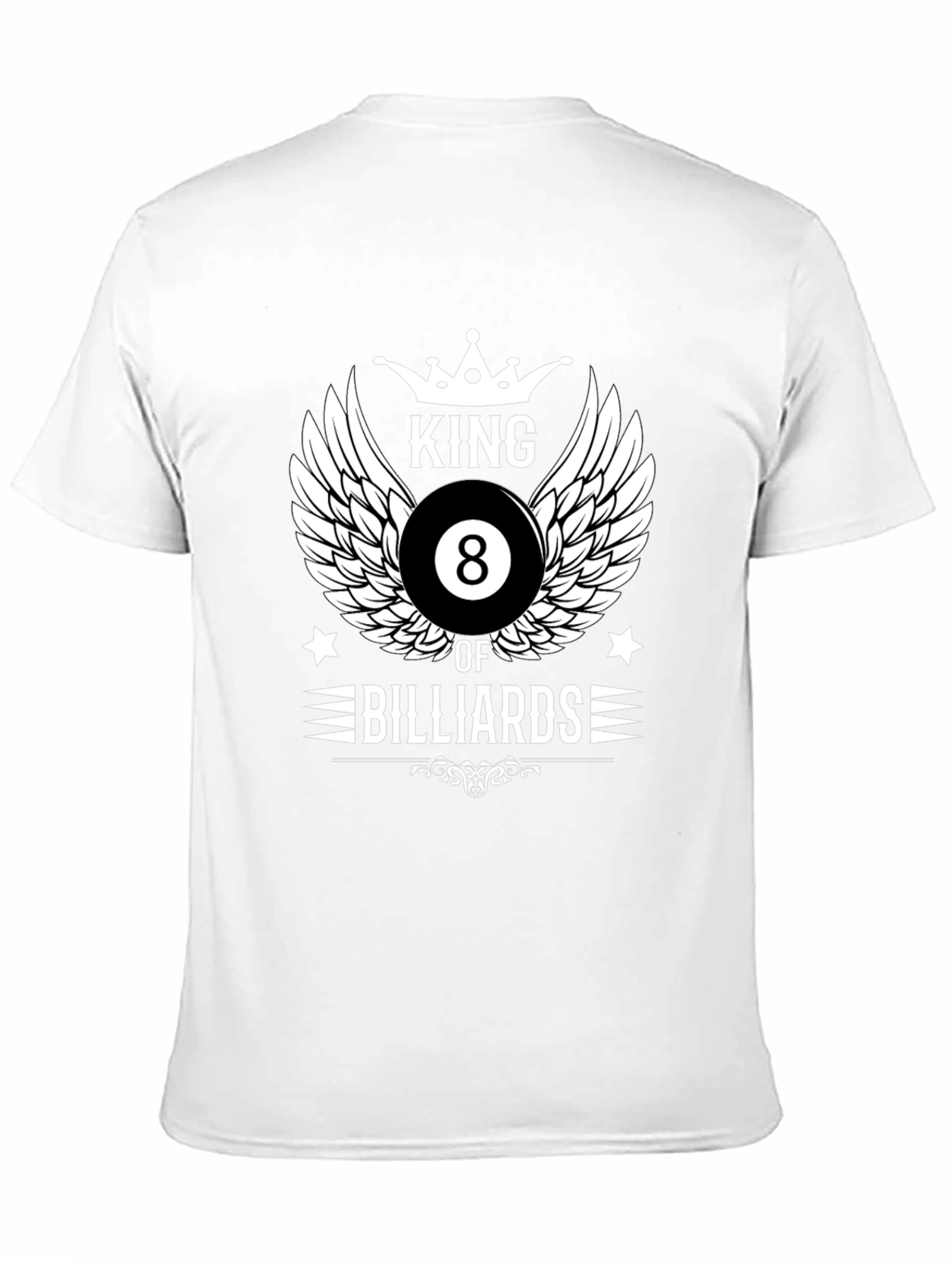 King of Billiards Graphic T-Shirt - Black