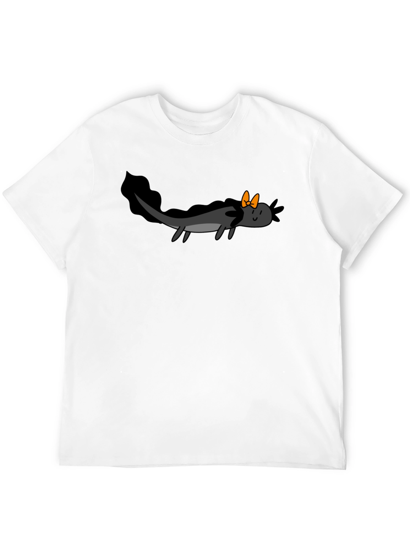 Axolotl Bow T-Shirt - Funny Amphibian Tee