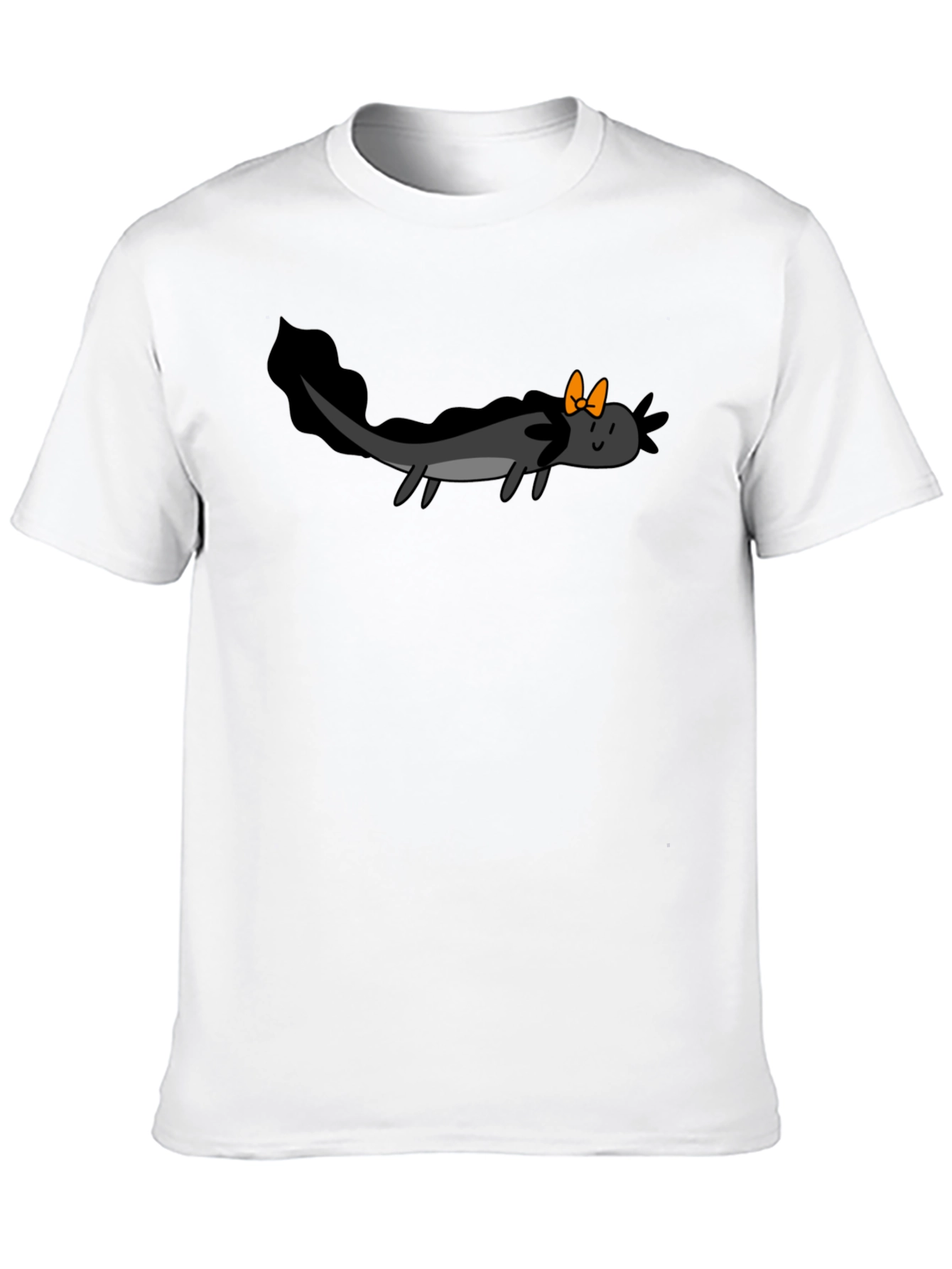 Axolotl Bow T-Shirt - Funny Amphibian Tee