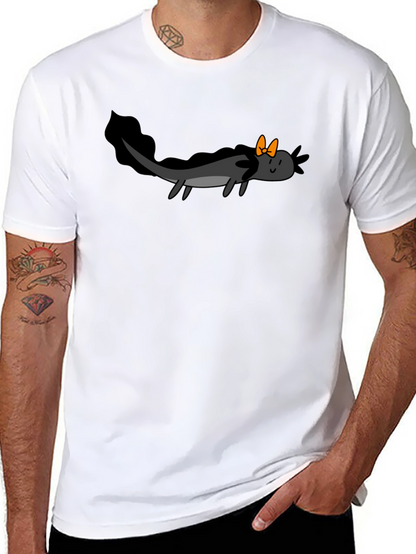 Axolotl Bow T-Shirt - Funny Amphibian Tee