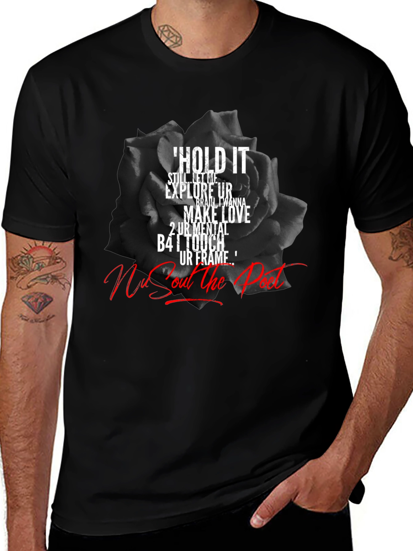 Nu Soul the Poet Graphic T-Shirt