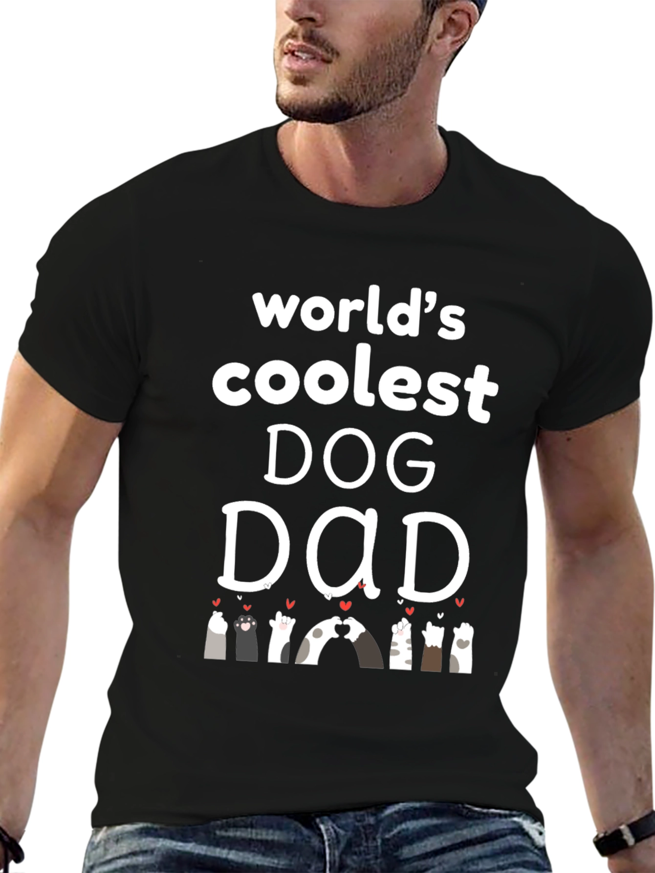 Worlds Coolest Dog Dad Tee