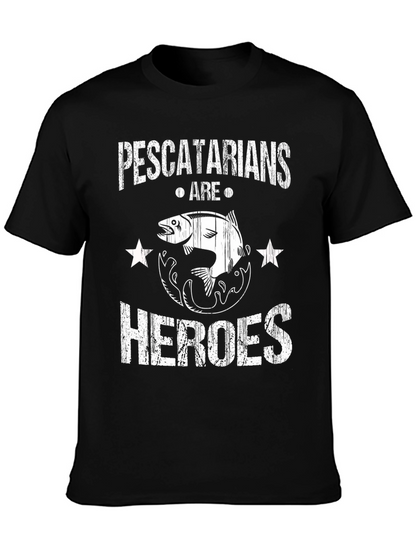 Pescetarian Hero Graphic Tee