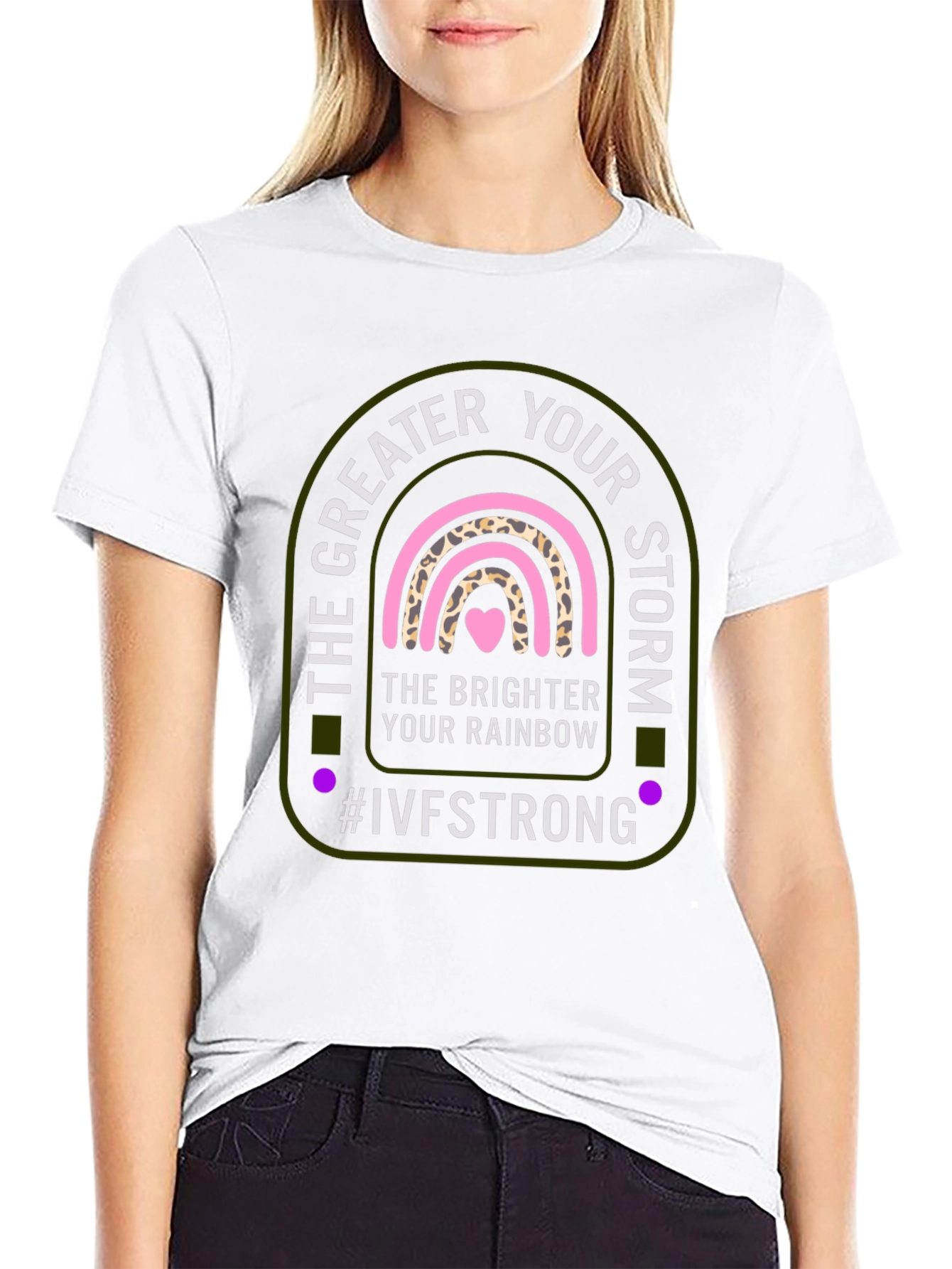 IVF Strong Rainbow Graphic Tee