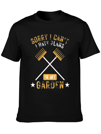 Gardeners Plans T-Shirt - Black