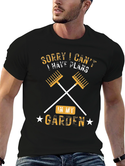 Gardeners Plans T-Shirt - Black
