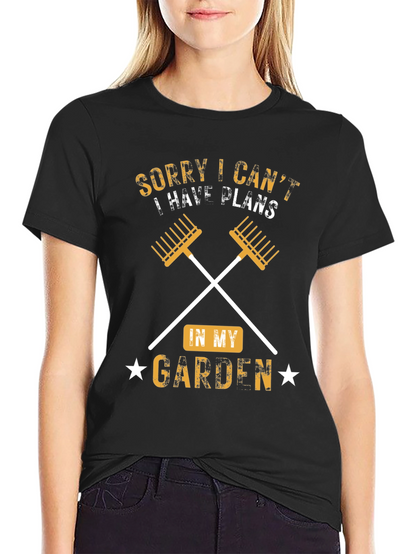 Gardeners Plans T-Shirt - Black