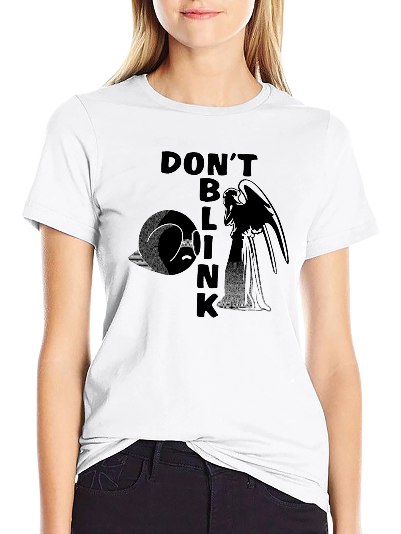 Dont Blink Graphic T-Shirt - Black