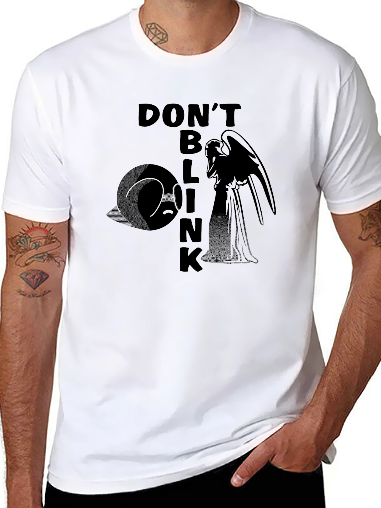 Dont Blink Graphic T-Shirt - Black