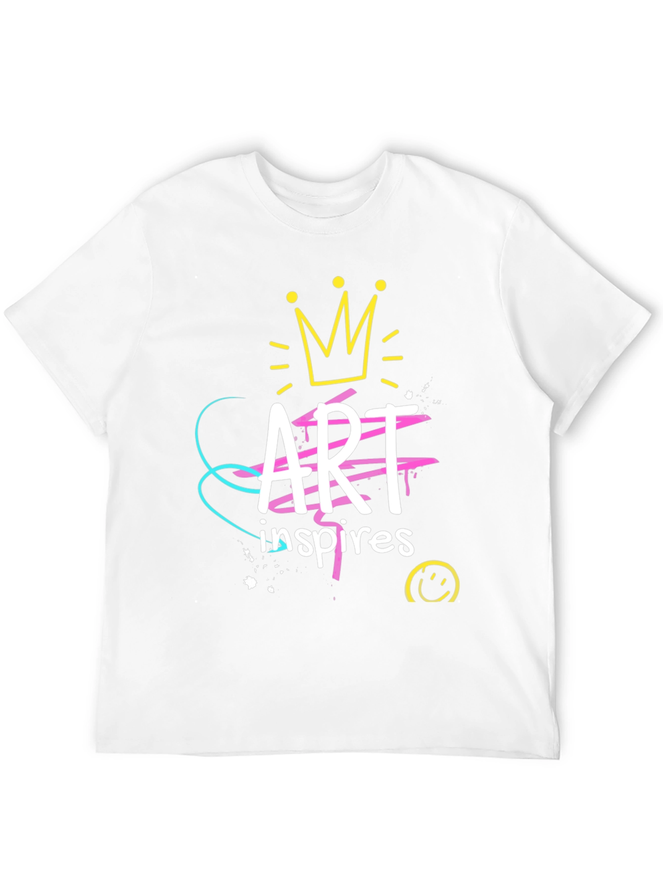 Art Inspires Black Graphic Tee