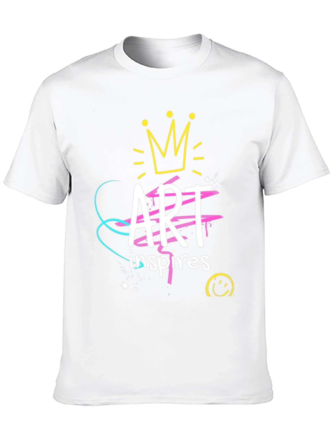 Art Inspires Black Graphic Tee