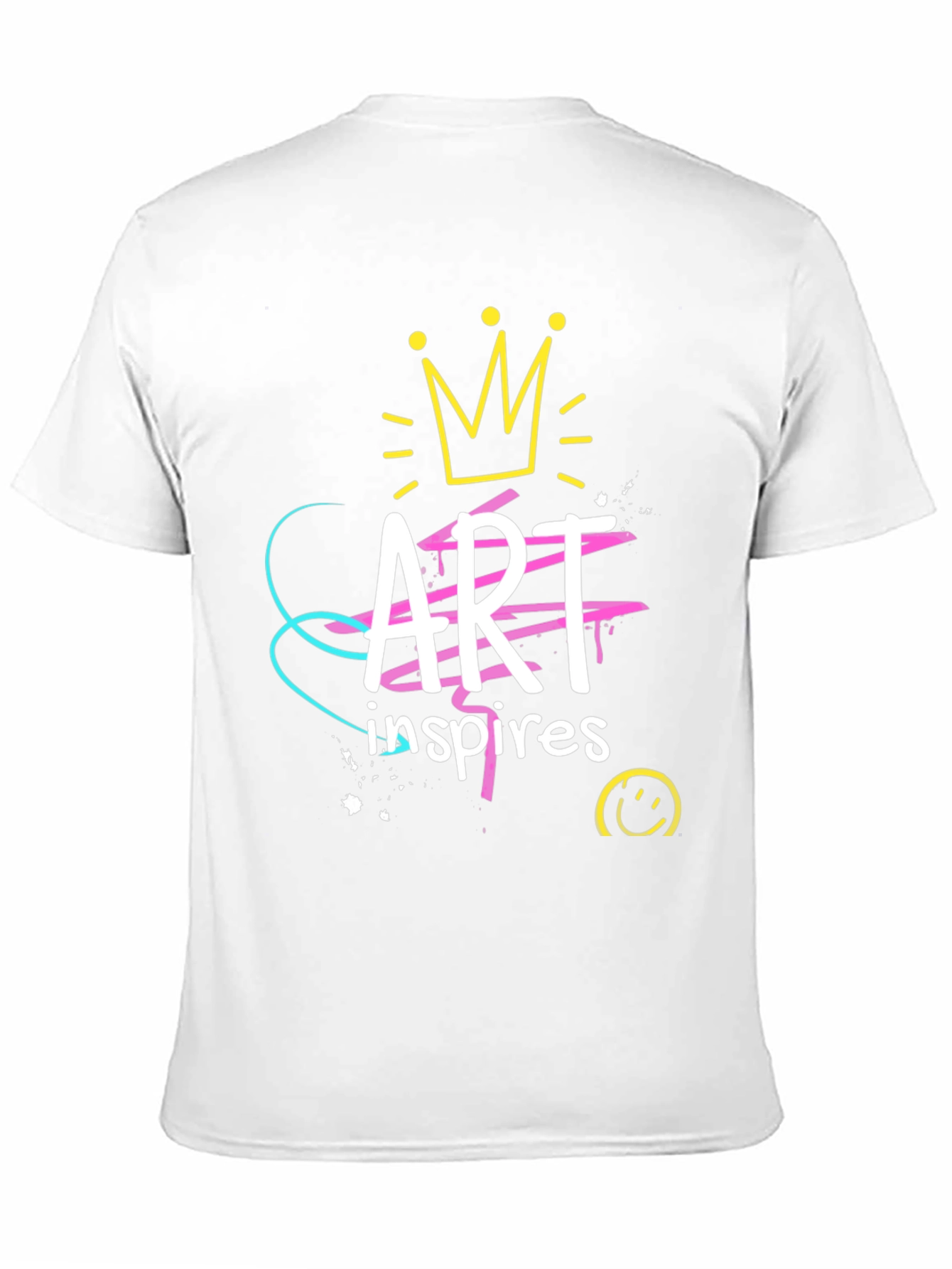 Art Inspires Black Graphic Tee