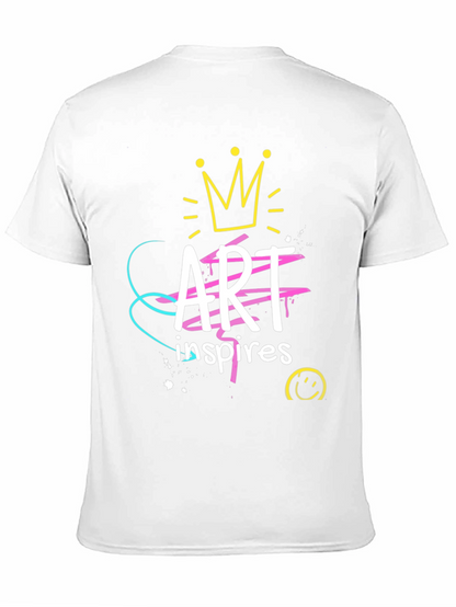 Art Inspires Black Graphic Tee