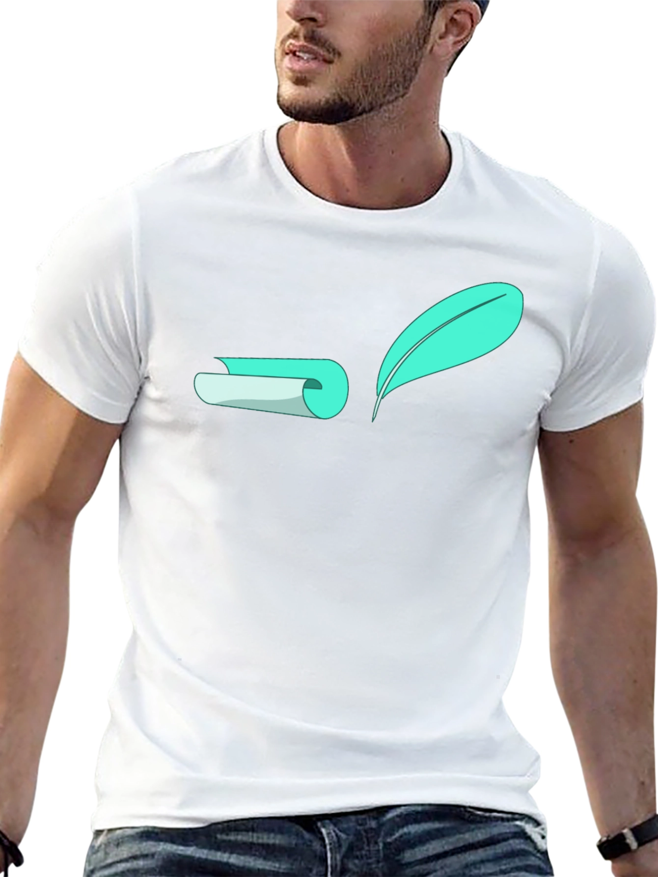 Quill & Scroll Graphic Black Tee