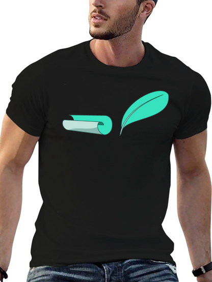 Quill & Scroll Graphic Black Tee