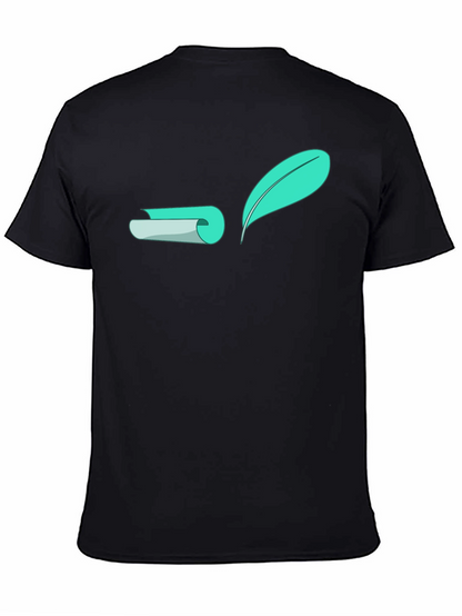 Quill & Scroll Graphic Black Tee