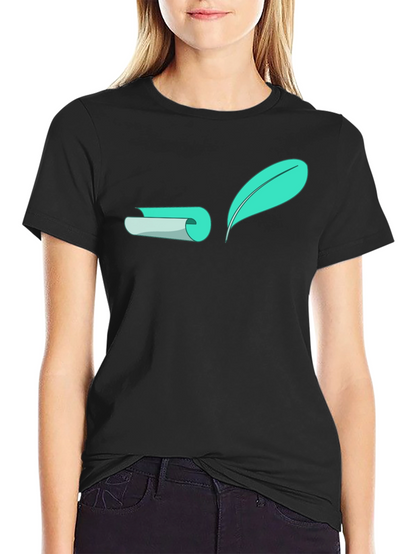 Quill & Scroll Graphic Black Tee