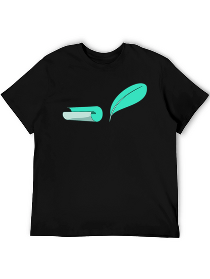 Quill & Scroll Graphic Black Tee
