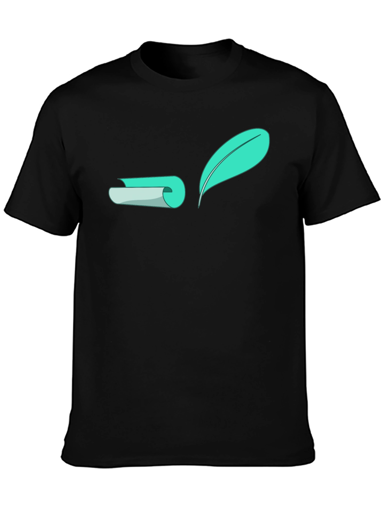 Quill & Scroll Graphic Black Tee