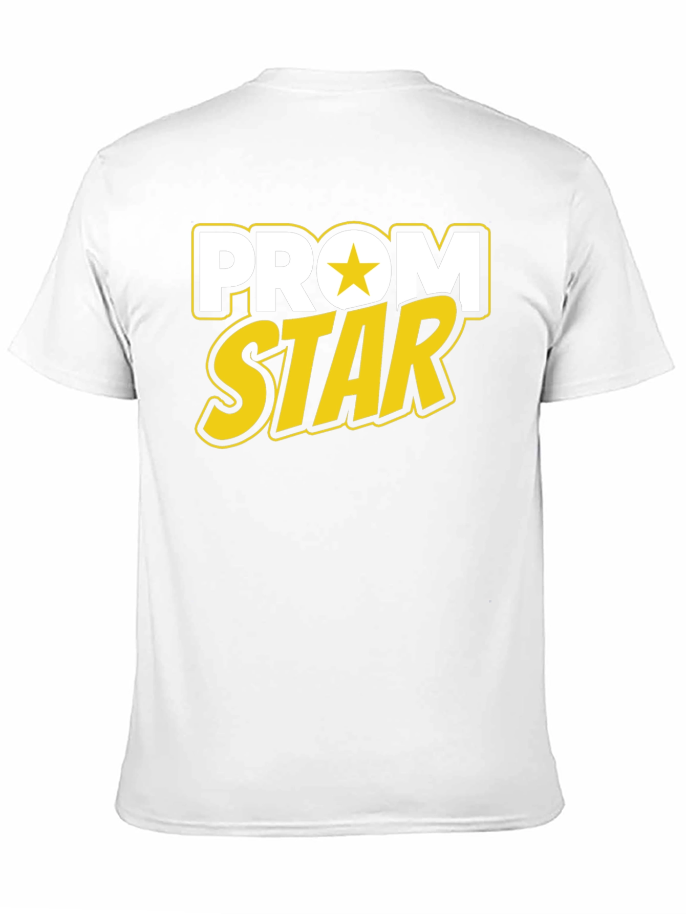 Prom Star Graphic Tee - Black Cotton T-Shirt
