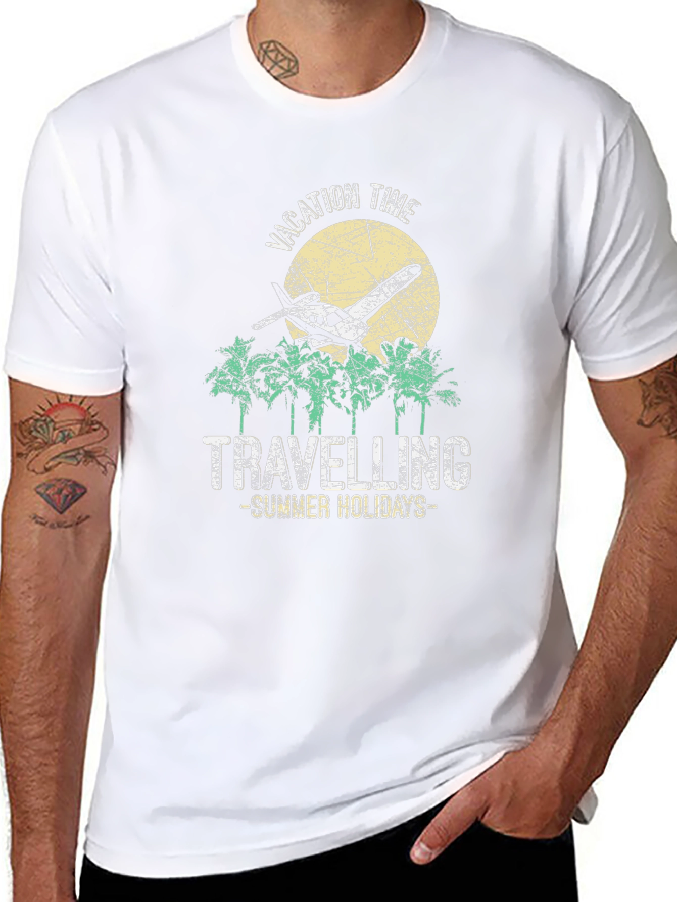 Vacation Time Travel T-Shirt Summer Holidays
