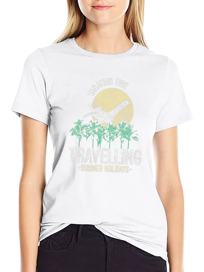 Vacation Time Travel T-Shirt Summer Holidays