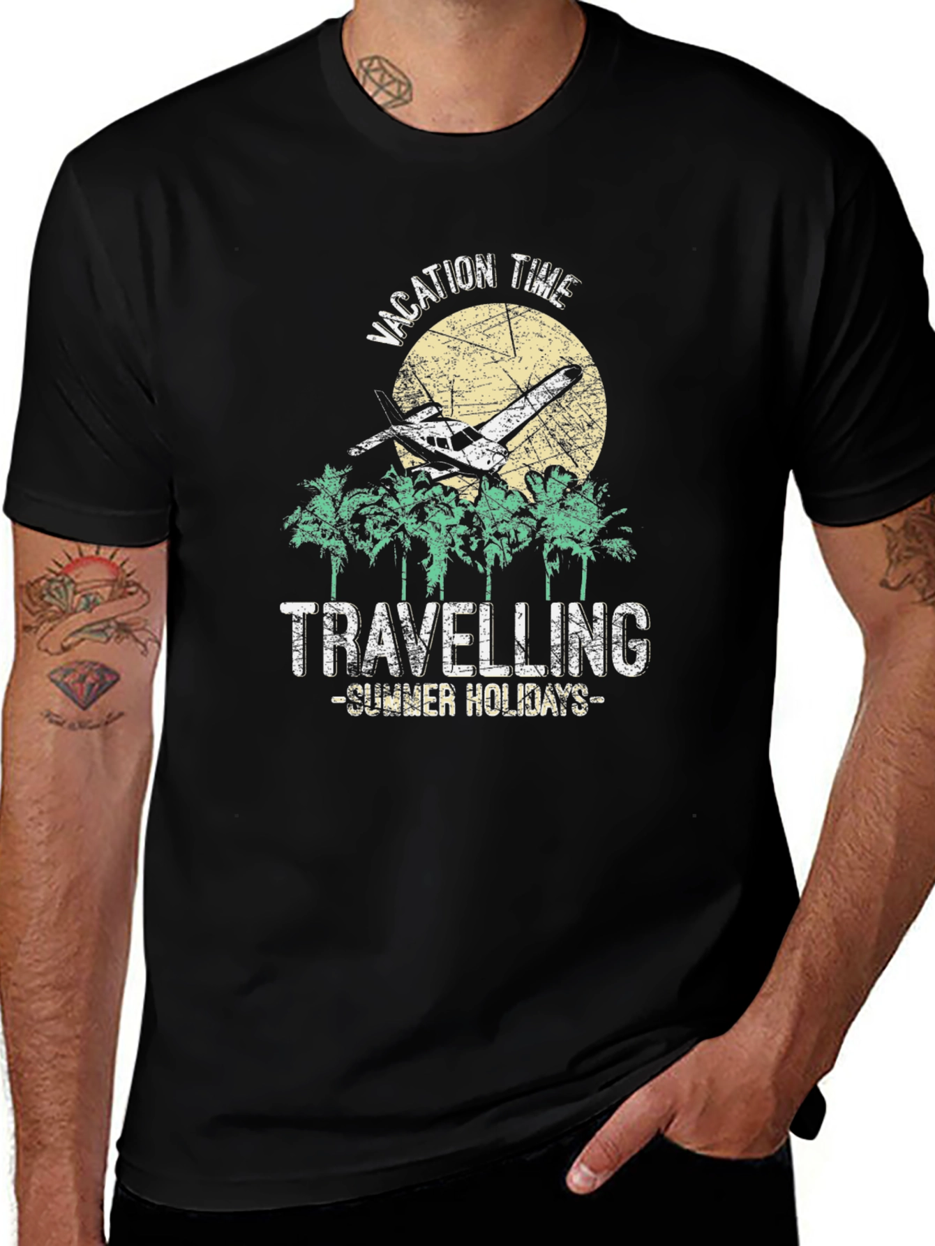 Vacation Time Travel T-Shirt Summer Holidays