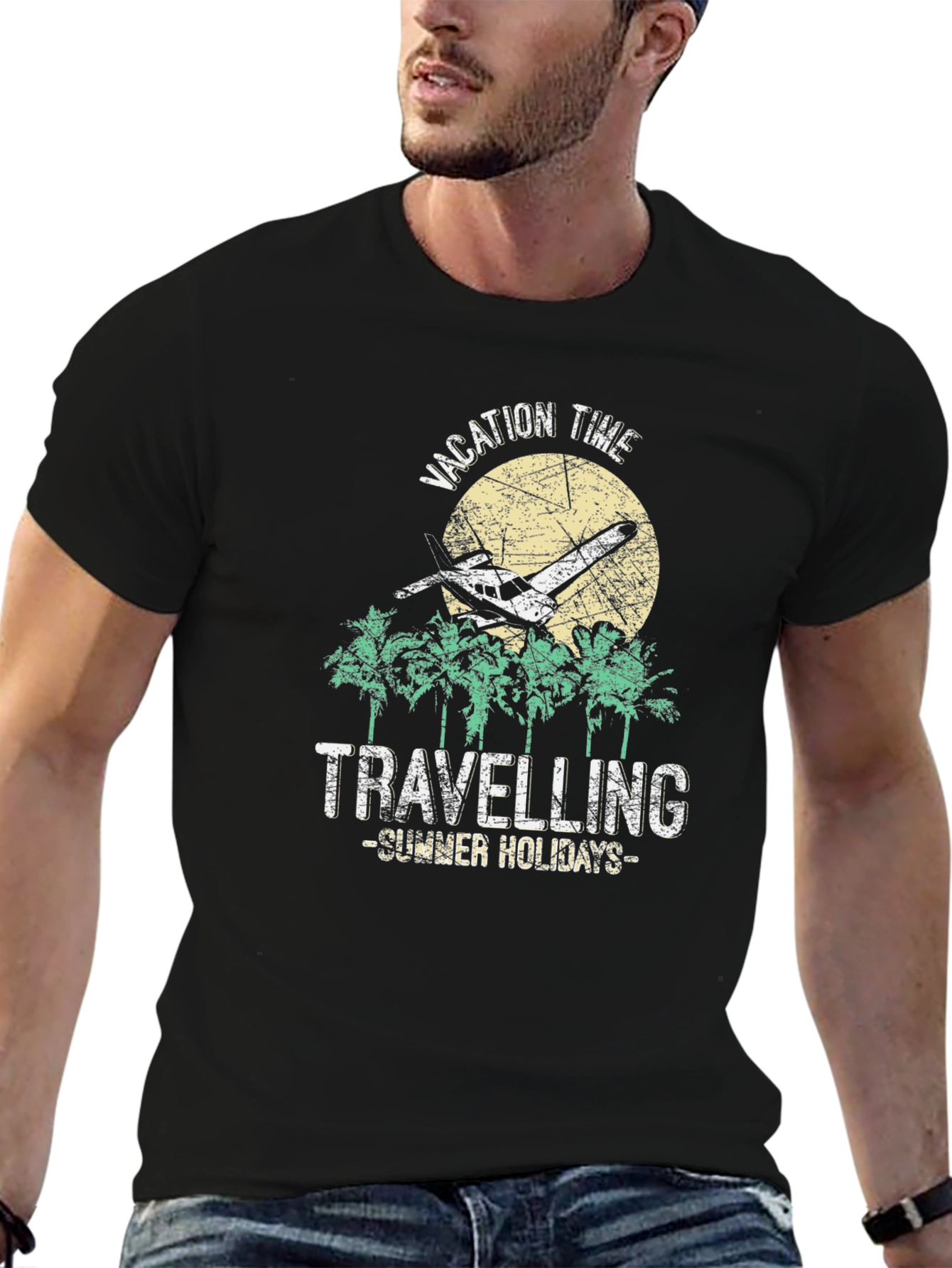 Vacation Time Travel T-Shirt Summer Holidays
