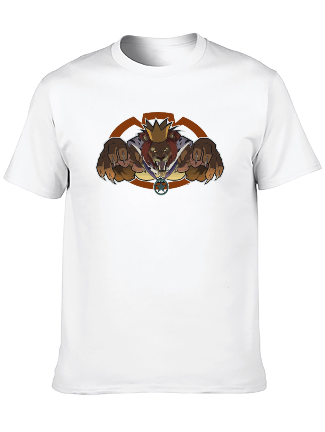 King Lion Graphic Tee - Fierce & Bold Design
