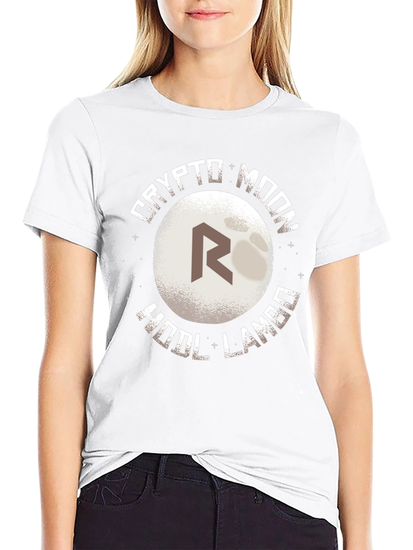 Crypto Moon HODL Lambo Graphic Tee