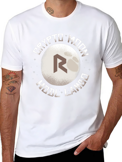 Crypto Moon HODL Lambo Graphic Tee