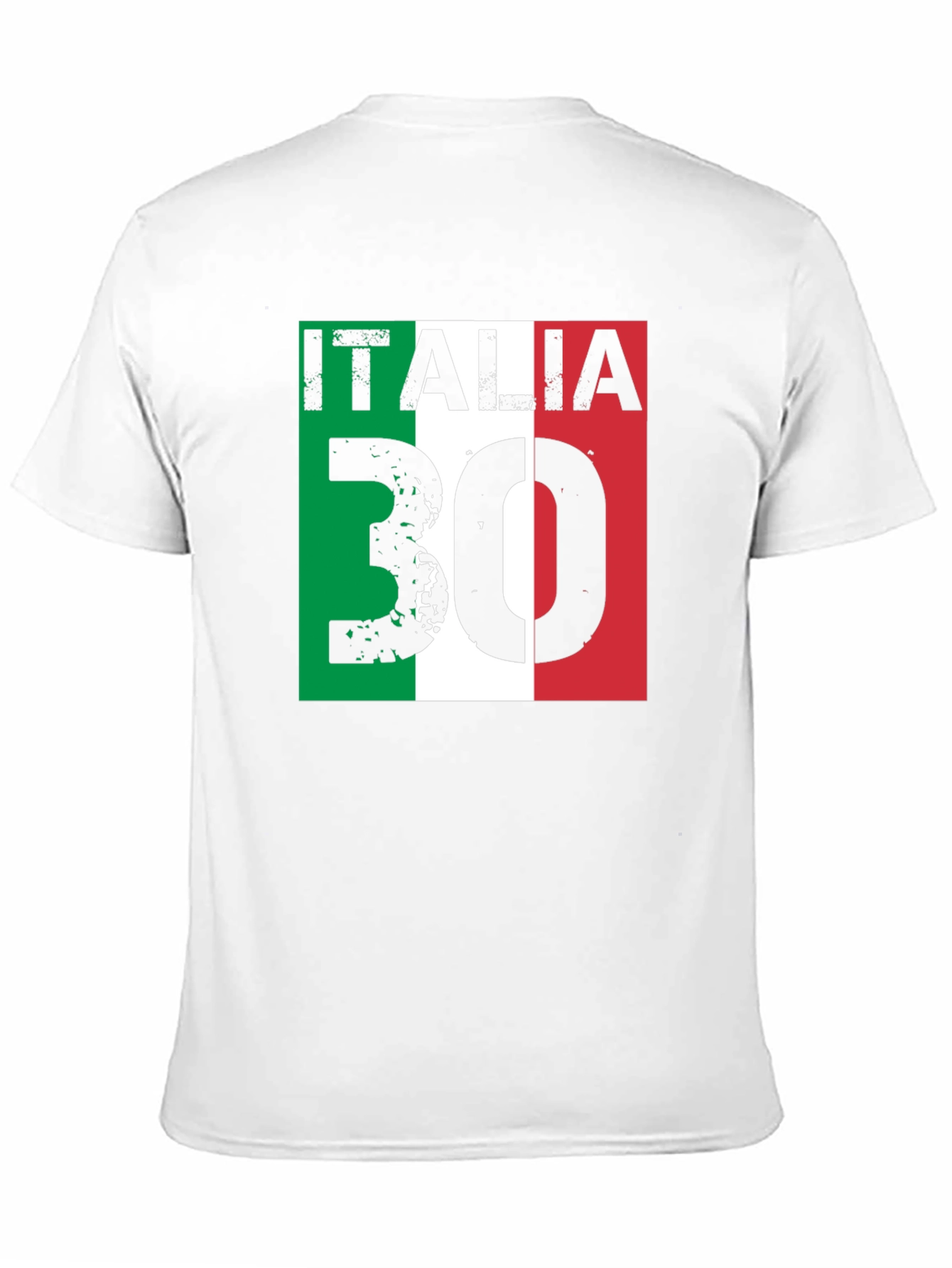 Italia 30 T-Shirt Italian Flag Graphic Tee