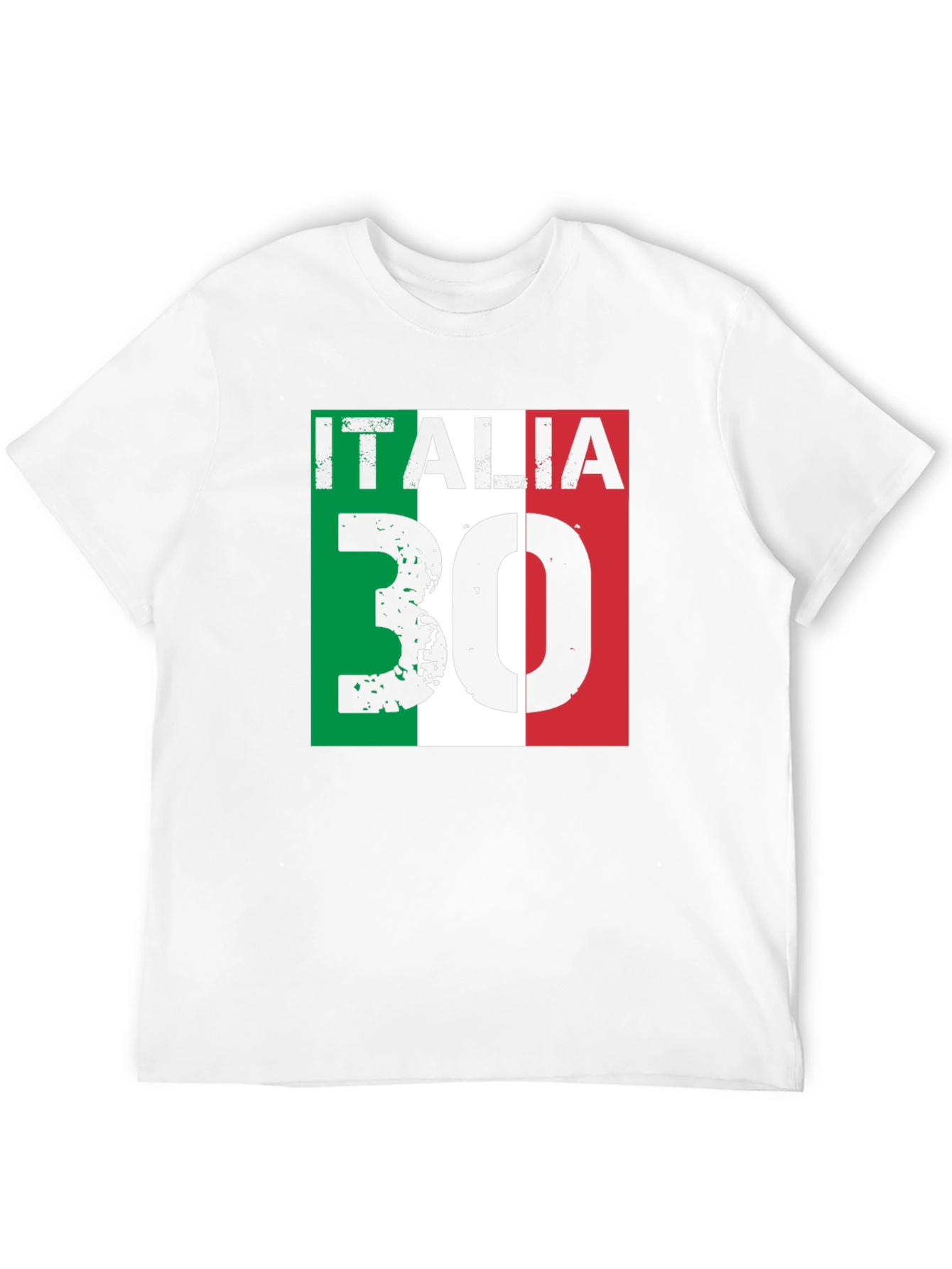 Italia 30 T-Shirt Italian Flag Graphic Tee