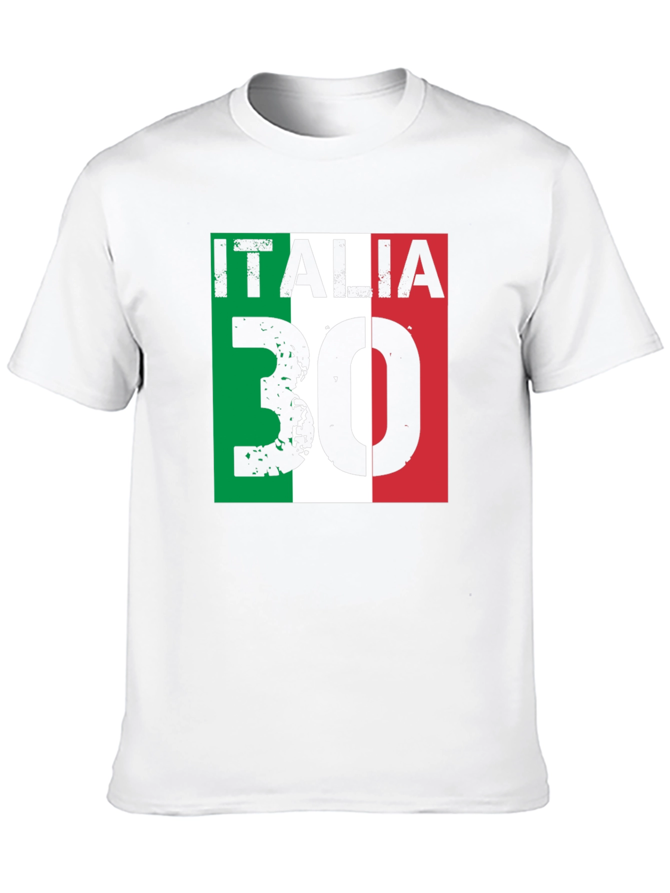 Italia 30 T-Shirt Italian Flag Graphic Tee