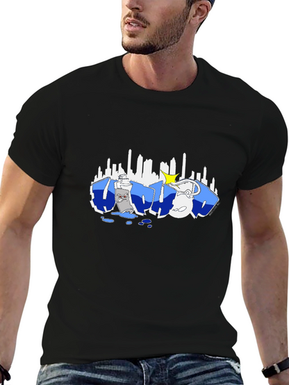 Graffiti Art Black T-Shirt