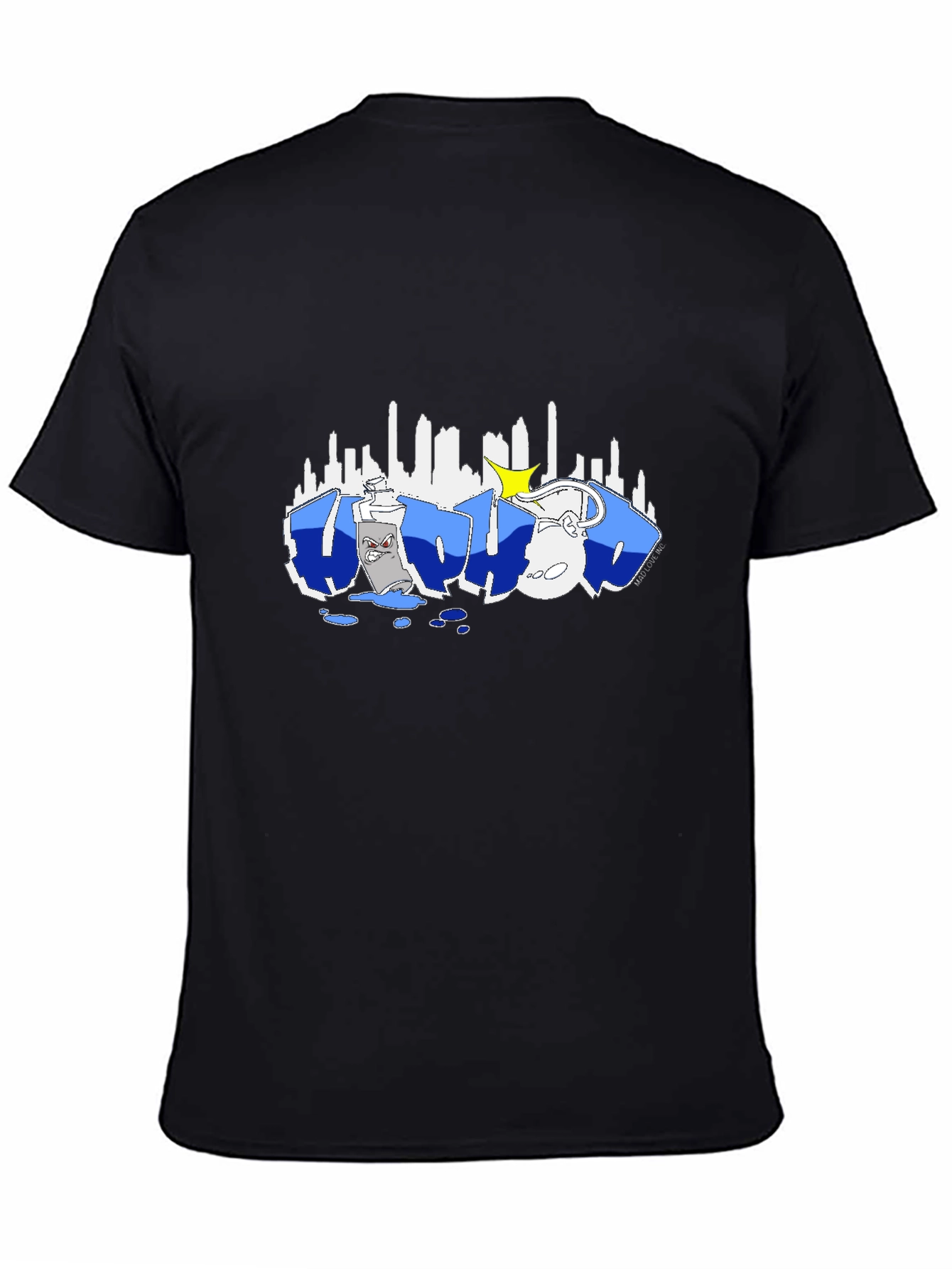 Graffiti Art Black T-Shirt