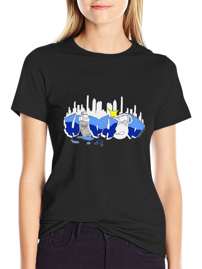 Graffiti Art Black T-Shirt