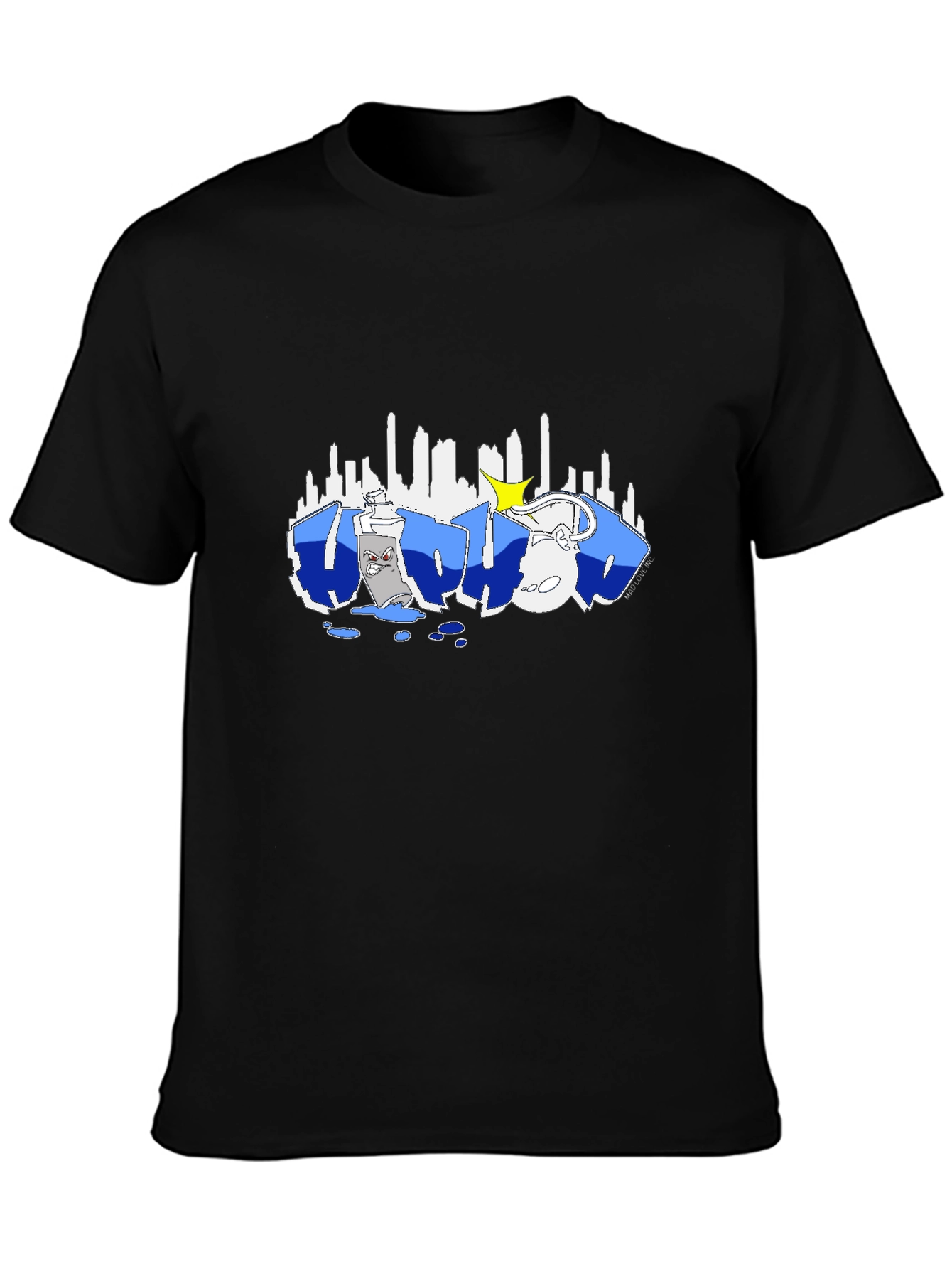 Graffiti Art Black T-Shirt
