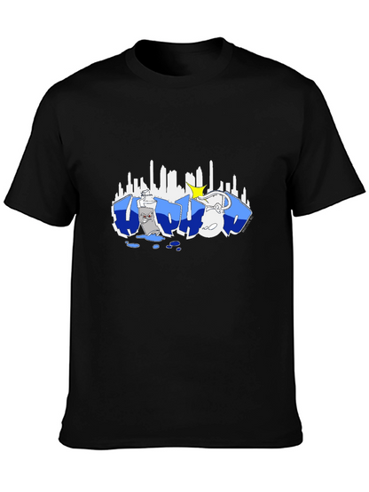 Graffiti Art Black T-Shirt