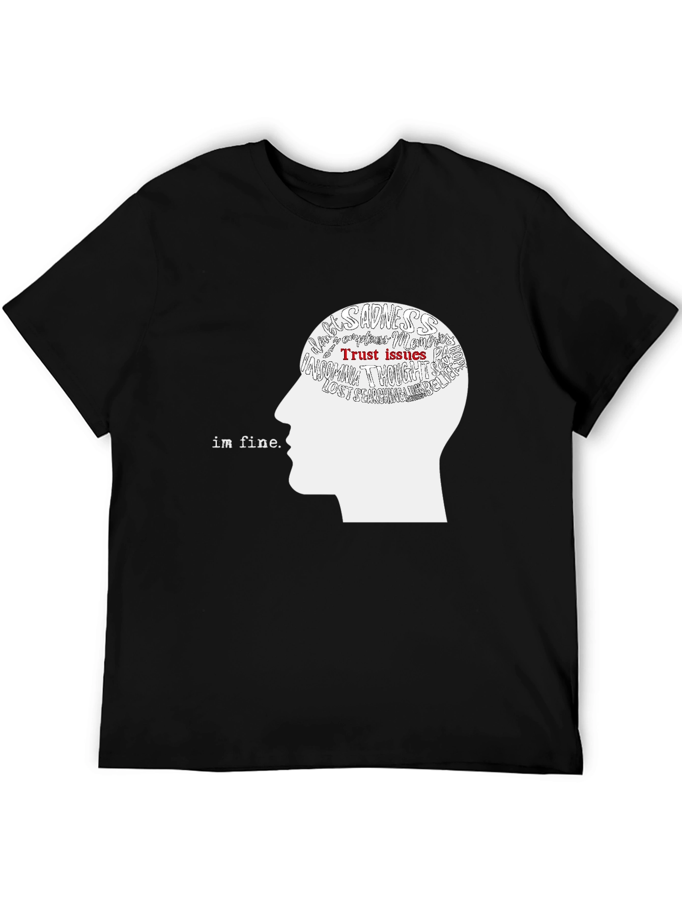 Im Fine Graphic Tee - Mental Health Awareness T-Shirt