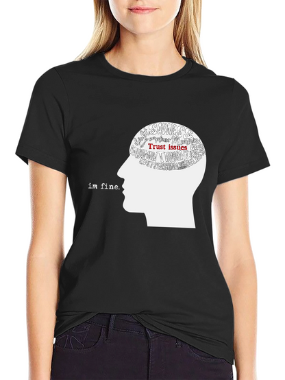 Im Fine Graphic Tee - Mental Health Awareness T-Shirt