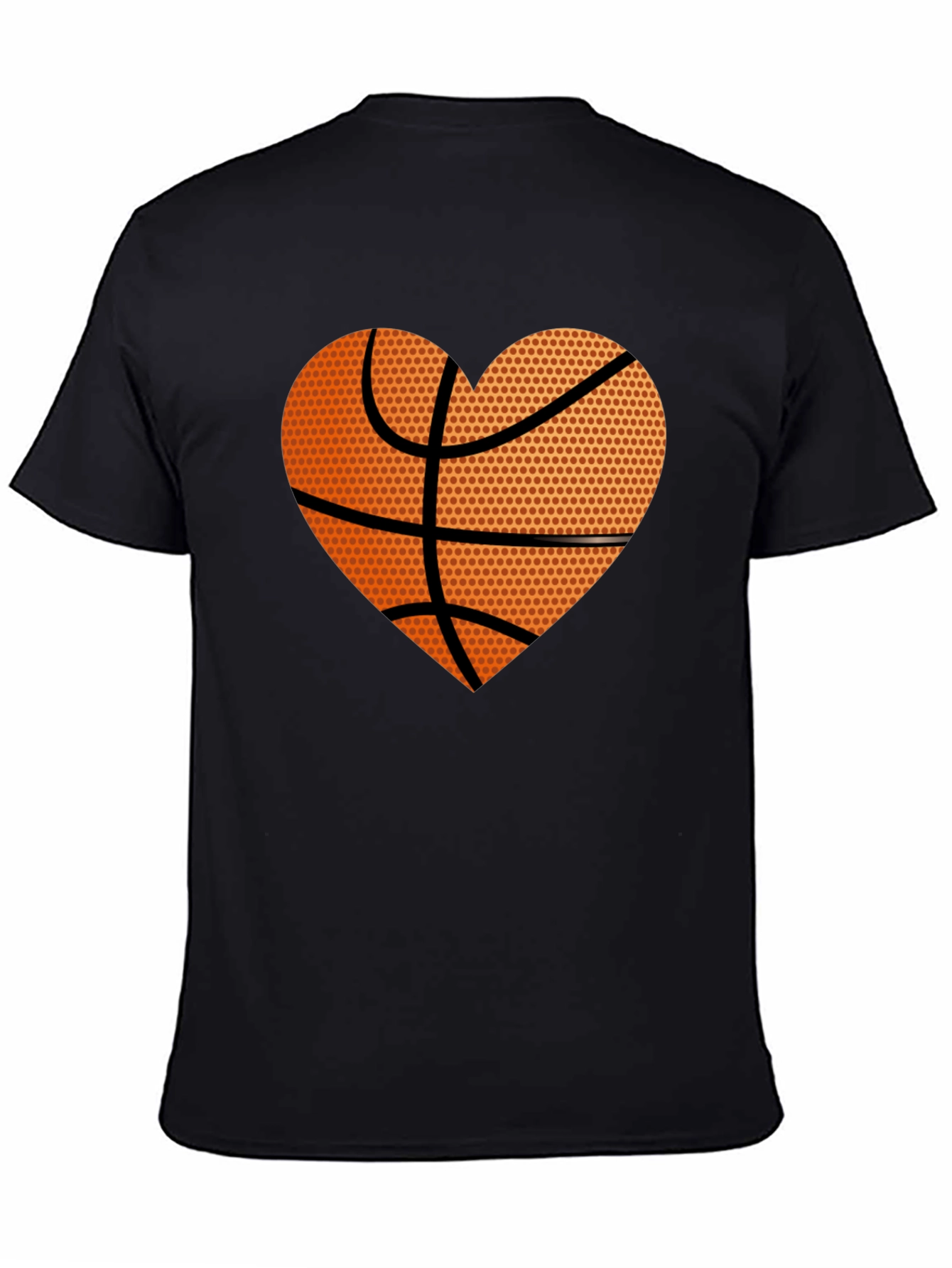 Basketball Heart Graphic Tee - Love the Game!