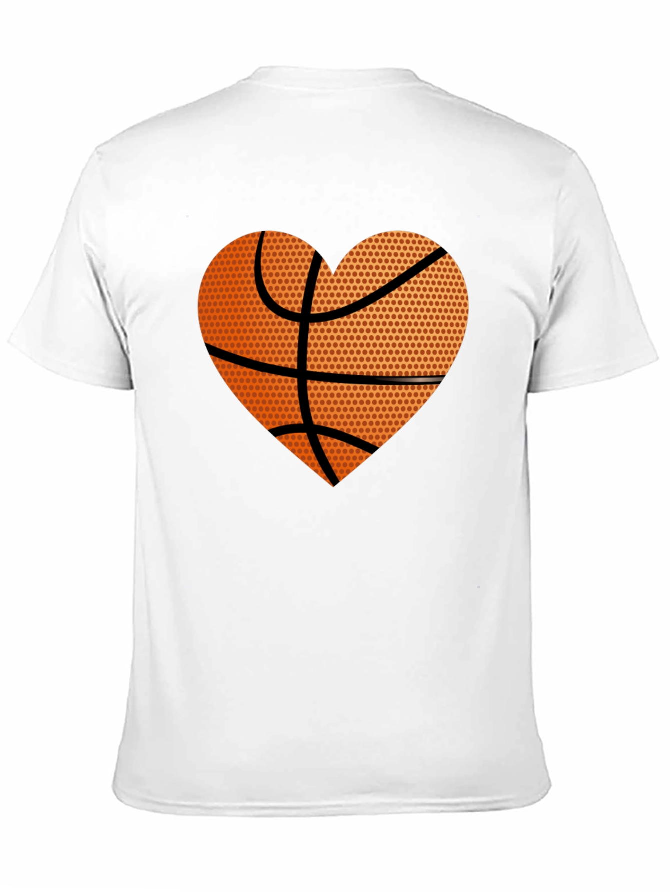 Basketball Heart Graphic Tee - Love the Game!